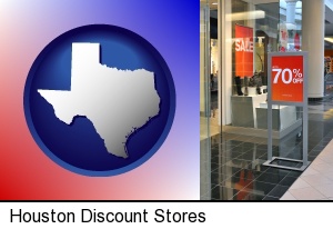a store offering up to 70% discounts on selected styles in Houston, TX