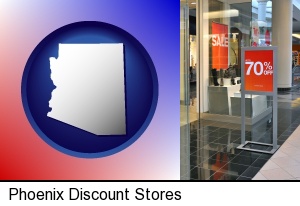 a store offering up to 70% discounts on selected styles in Phoenix, AZ